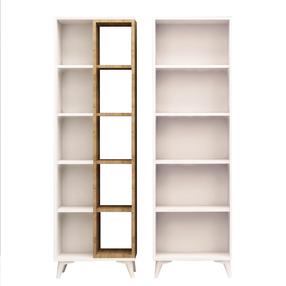 Grīdas plaukts Kalune Design Potenza 811MDD3601, brūna krās./balta krās., 162 cm x 100 cm x 25 cm