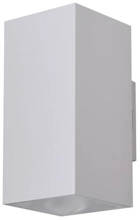 Sieninis lauko šviestuvas AZzardo Roland SQ, 18W, LED, IP65, balta sp., 7.8 cm x 16 cm