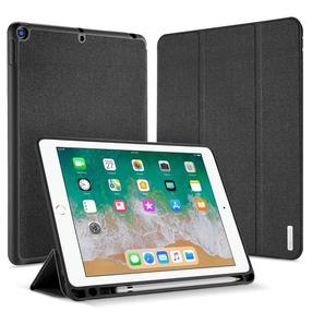 Planšetdatora vāciņš Dux Ducis Domo Apple iPad 9.7 2017/2018, melna krās., 9.7"