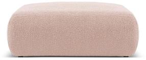 Pufas Micadoni Home Molino Boucle, šviesiai rožinė sp., 100 cm x 100 cm x 36 cm