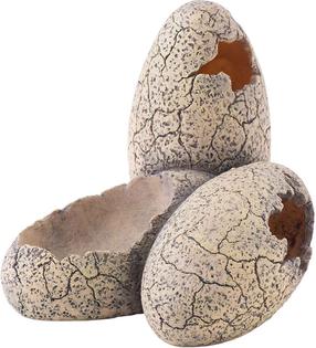 Akvārija dekorācija Exo Terra Dinosaur Eggs, gaiši brūna krās., 16 cm