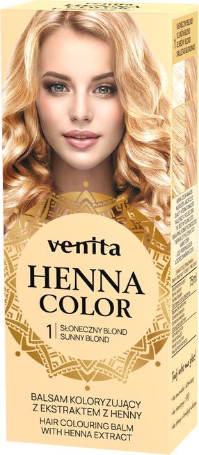 Plaukų dažai Venita Henna Color Balm, sunny blonde sp., 1, 75 ml