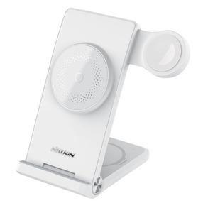 Зарядное устройство для телефона Nillkin PowerTrio 3in1, MagSafe 3, белый цв., 15 Вт