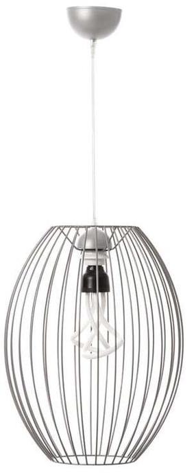 Šviestuvas kabinamas Kayoom Olivia 110, E27, 1 x 40 W, sidabro sp. / sidabro sp.