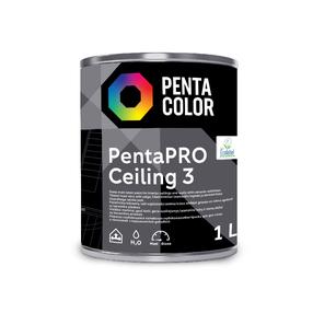 Краска Pentacolor PentaPro Ceiling 3, белый цв., 1 л