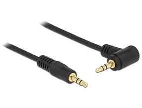 Kabelis Delock 3.5mm - 3.5mm 3.5 mm male, 3.5 mm male, 5 m, melna krās.