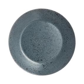 Lėkštė pietų Luminarc Slate, Ø 25 cm, juoda sp./pilka sp.