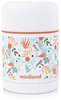 Termosas maistui Miniland Food Thermy Mediterranean, 600 ml, 0 mėn., nerūdijantysis plienas, balta sp./oranžinė sp.