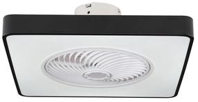 Laeventilaator koos lambiga CristalRecord Monic 85-355-35-180, 40 W, 1 tk, must v.