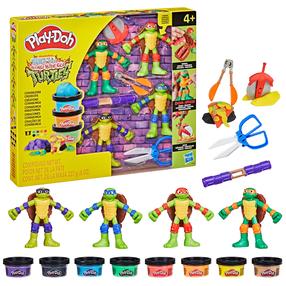Kūrybinis rinkinys su plastilinu Hasbro Play-Doh Cowabunga, įvairių spalvų, 8 vnt.