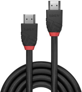 Laidas Lindy Black Line HDMI 2.0 Male, HDMI 2.0 Male, 1 m