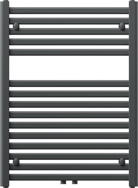 Veekütte rätikuradiator Mexen Hades, antratsiit v., 60 cm x 80 cm, 452 W