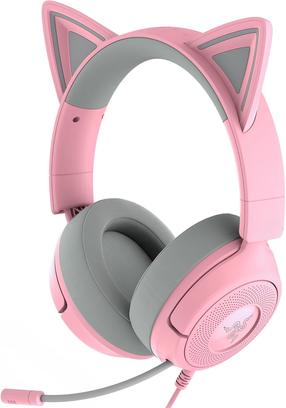 Vadu spēļu austiņas Razer Kraken Kitty V3 X RZ04-05350100-R3M1, rozā krās.