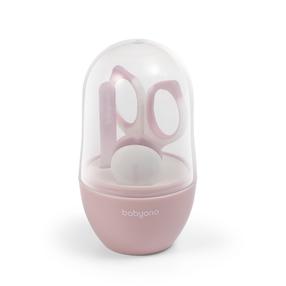 Manikiūro rinkinys kūdikiams BabyOno Take Care 398/05, 0 mėn., 3 vnt., rožinė sp.