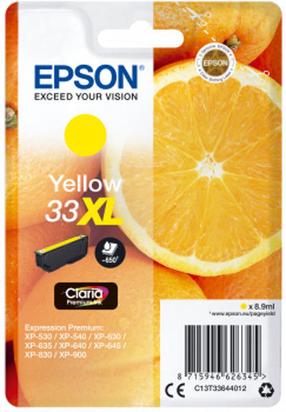 Картридж для струйного принтера Epson T3364, желтый цв.