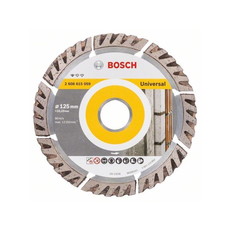 Lõikeketas Bosch Diamond D125, 125 mm x 22.23 mm x 2.3 mm