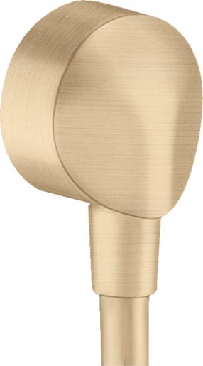Dušo jungiamasis elementas Hansgrohe FixFit Wall outlet E Brushed Bronze, 6 cm