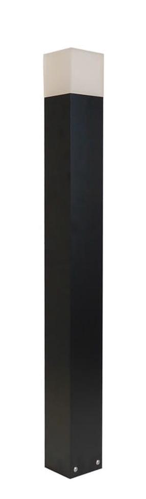 Brīvi stāvošs āra gaismeklis Su-Ma Cube Max 1000, 20W, E27, IP44, melna krās., 10 cm x 100 cm