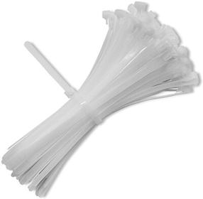 Кабельные органайзеры Qoltec Reusable Self-Locking Cable Ties, 300 x 7.2 мм, 100 шт., белый цв.