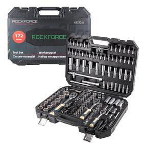 Galviņu un uzgaļu komplekts Rockforce 41723-5, 1/4", 1/2", 3/8"