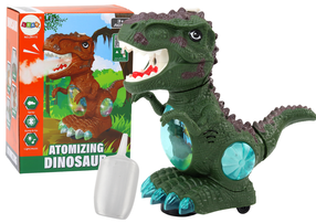 Žaislinis gyvūnas dinozauras Lean Toys Atomizing, 25 cm, žalia sp.