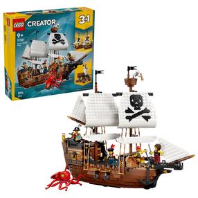Konstruktorius LEGO® Creator 3in1 Varenais pirātu kuģis 31387, 1074 vnt.