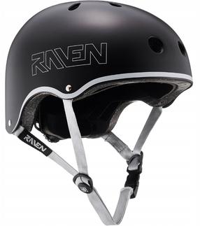 Riedutininko šalmas Raven Essto, XS (48-52 cm), juoda sp.