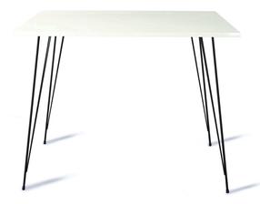 Stalas Kalune Design Sandalf, balta sp., 90 cm x 90 cm x 75 cm