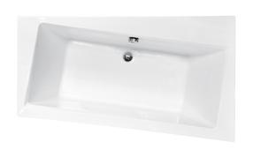 Ванна, угловые Besco Infinity, 170 см x 110 см x 55.5 см, правосторонняя, белый цв.