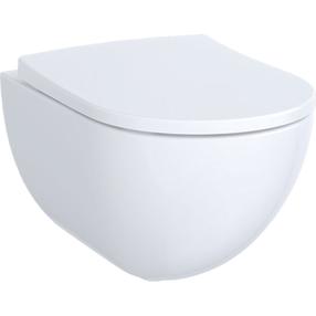 Туалет, подвесной Geberit Rimfree, с крышкой, 355 мм x 510 мм
