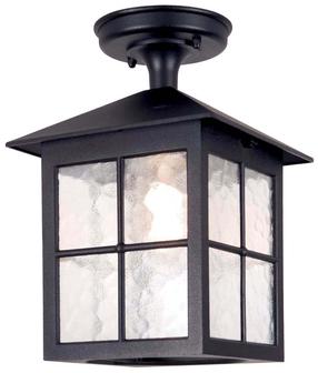 Lubinis lauko šviestuvas Elstead Lighting Winchester, 100W, E27, IP43, juoda sp., 18.5 cm x 28 cm