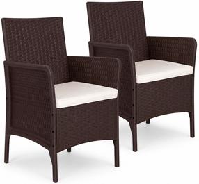 Набор уличного стула MultiGarden DNLJA-001-2, коричневый цв., 57 см x 54 см x 84 см, 2 шт.
