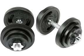 Svarmenų rinkinys Hammer 17106, 40 kg, sidabro sp.