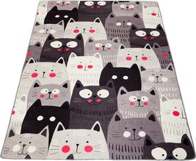 Paklāja celiņš Conceptum Hypnose Cats 876CHL1274, daudzkrāsaina, 300 cm x 80 cm