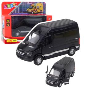  Rotaļlieta automašīna Lean Toys City Rescuers, 1:32, melna krās.