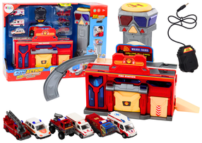 Mängu tuletõrjejaam Lean Toys City Action Racing Team, mitmevärviline