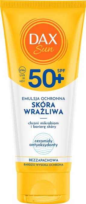 Līdzeklis iedeguma kopšanai ķermenim Dax Sun Sun Protective For Sensitive Skin SPF50+, 100 ml