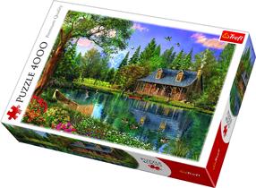Пазл Trefl Afternoon Idyll 45005, 136 см x 96 см, 4000 шт., многоцветный