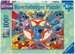 Puzle Ravensburger Disney Stitch 12001071, 49 cm x 36 cm, 100 gab., daudzkrāsaina