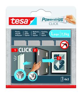 Lipni juostelė Tesa Power-Strips 77722, dvipusė, 0.085 m x 20 mm