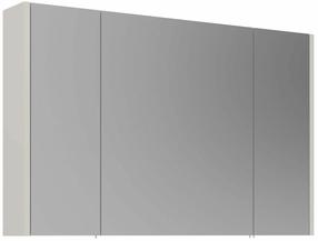 Piekarināms vannas istabas skapis ar spoguli Kalune Design Arno, kašmira krās., 16 cm x 100 cm x 66 cm