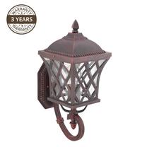 Sieninis lauko šviestuvas Domoletti EL-786UP, 60W, E27, IP44, juoda sp./raudona sp., 18.5 cm x 45 cm