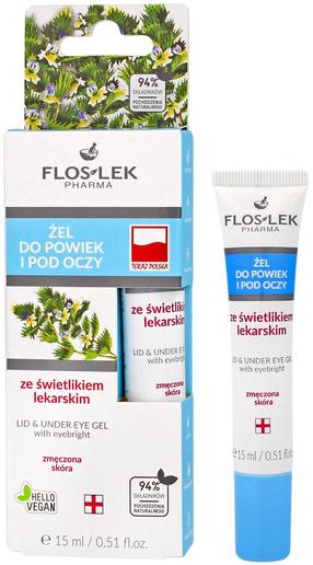 Silmaümbrusgeel Floslek Eyebright, 15 ml
