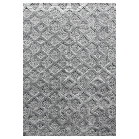 Kilimas vidaus Ayyildiz Pisa Geometric 4702, pilka sp., 110 cm x 60 cm