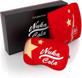 Komplekts Noblechairs Memory Foam Kissen-Set - Nuka-Cola Fallout Edition, sarkana krās.