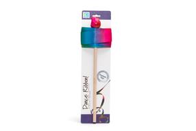 Lauko žaislas, gimnastikos lazda su kaspinu BS Toys Dance, 300 cm x 4 cm, įvairių spalvų