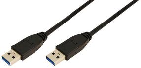 Laidas Logilink USB / USB USB 3.0 A male, USB 3.0 A male, 2 m, juoda sp.