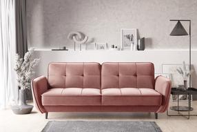 Sofa Bellis Nube 24, rožinė sp., 90 x 220 cm x 83 cm