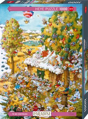 Dėlionė Heye Paradise in Summer, 50 cm x 70 cm, 1000 vnt., įvairių spalvų