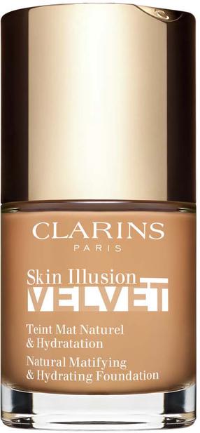 Skystas makiažo pagrindas Clarins Skin Illusion Velvet, 111n auburn, 30 ml
